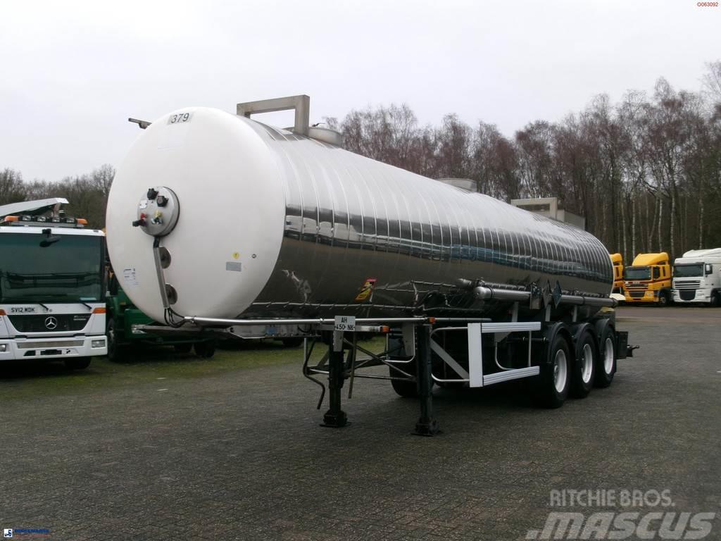 Maisonneuve Chemical tank inox 22.3 m3 / 1 comp Poluprikolice cisterne