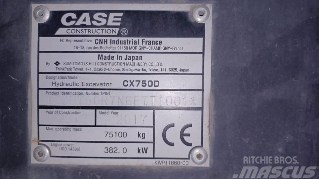 CASE CX 750 D Bageri guseničari