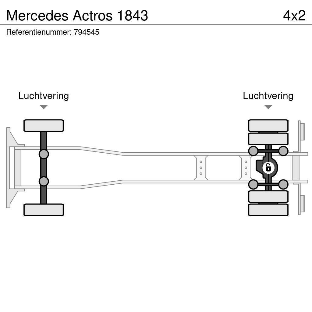 Mercedes-Benz Actros 1843 Kamioni sa otvorenim sandukom