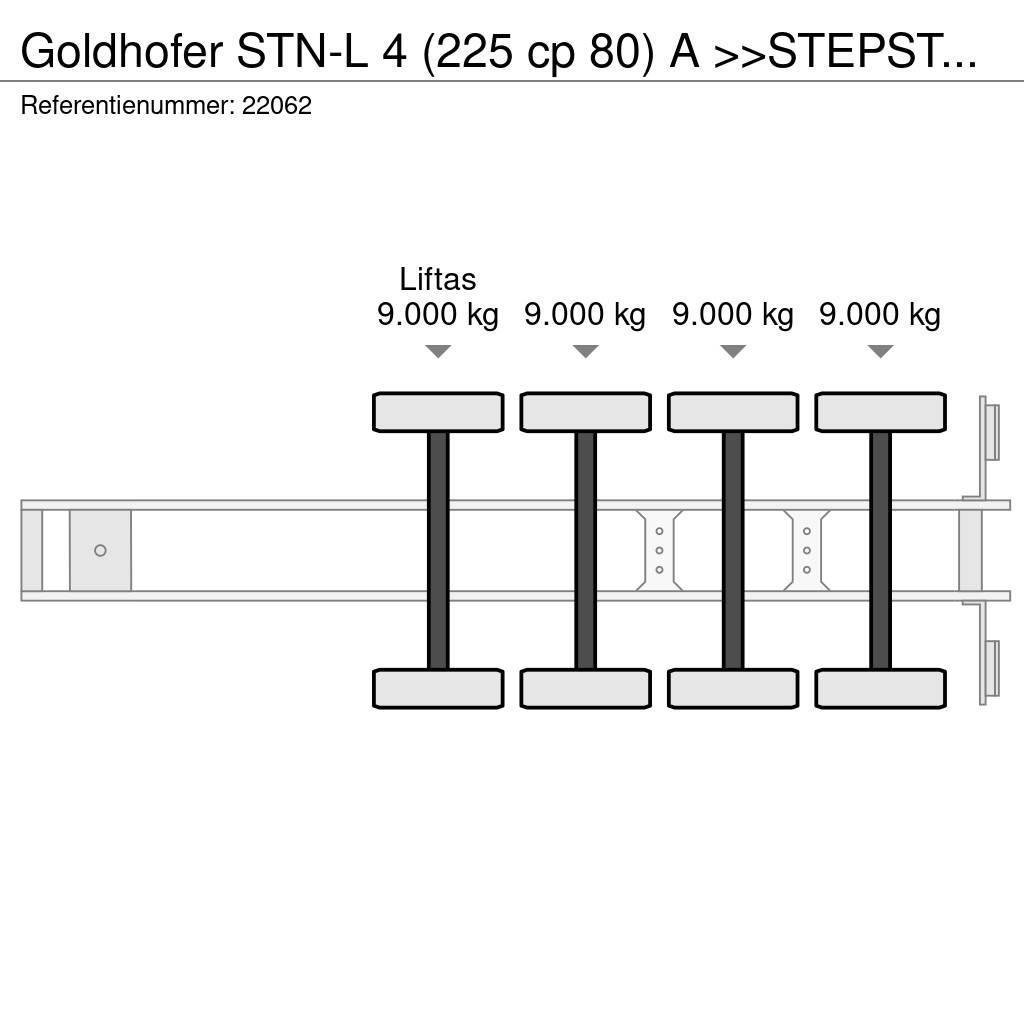 Goldhofer STN-L 4 (225 cp 80) A >>STEPSTAR<< (CARGOPLUS® tyr Poluprikolice labudice