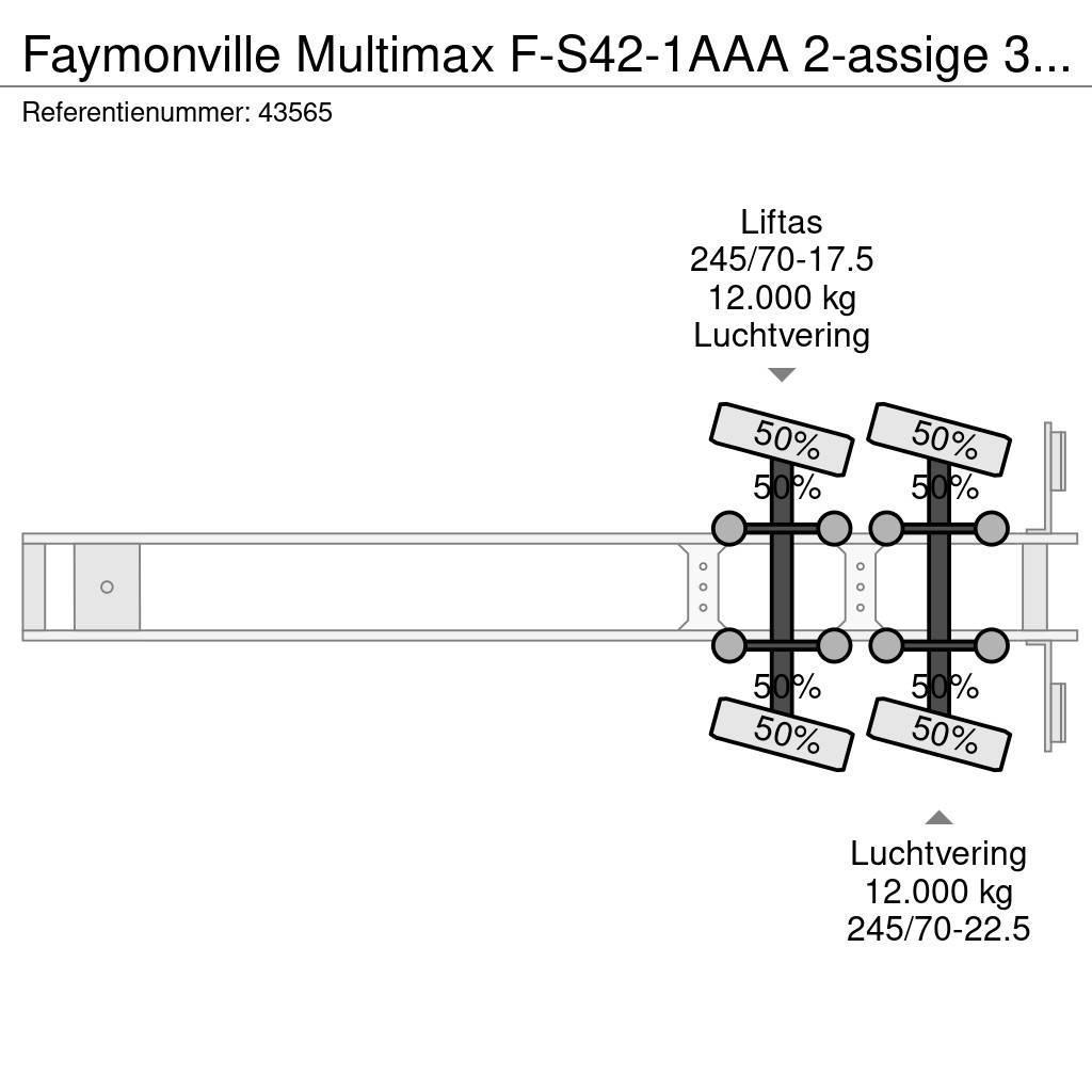 Faymonville Multimax F-S42-1AAA 2-assige 3,90 meter Extandable Poluprikolice labudice