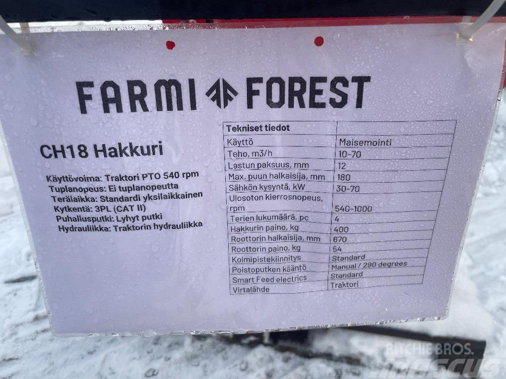 Farmi Forest CH18 Drobilice drva / čiperi