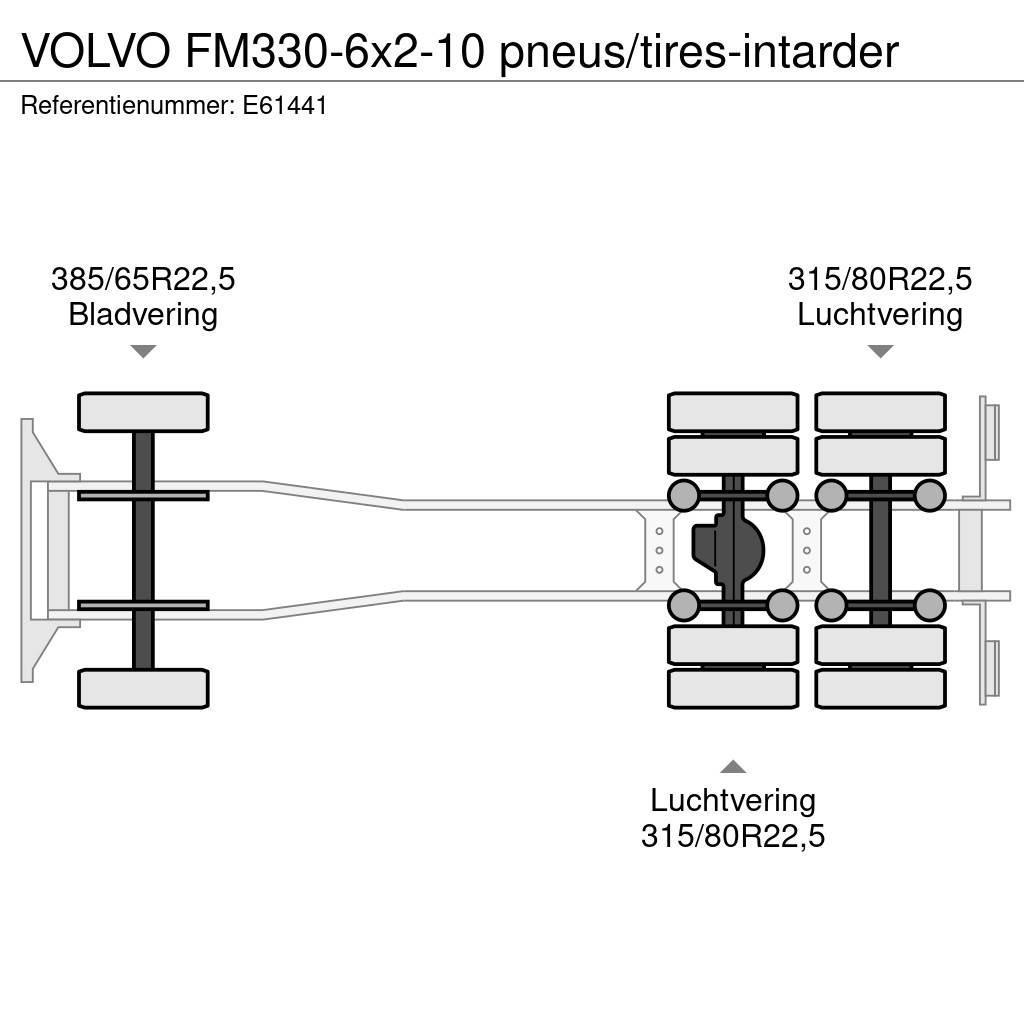 Volvo FM330-6x2-10 pneus/tires-intarder Kamioni sa ciradom