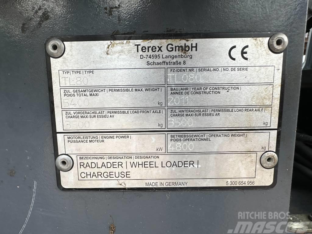 Terex TL 80 Utovarivači na točkove