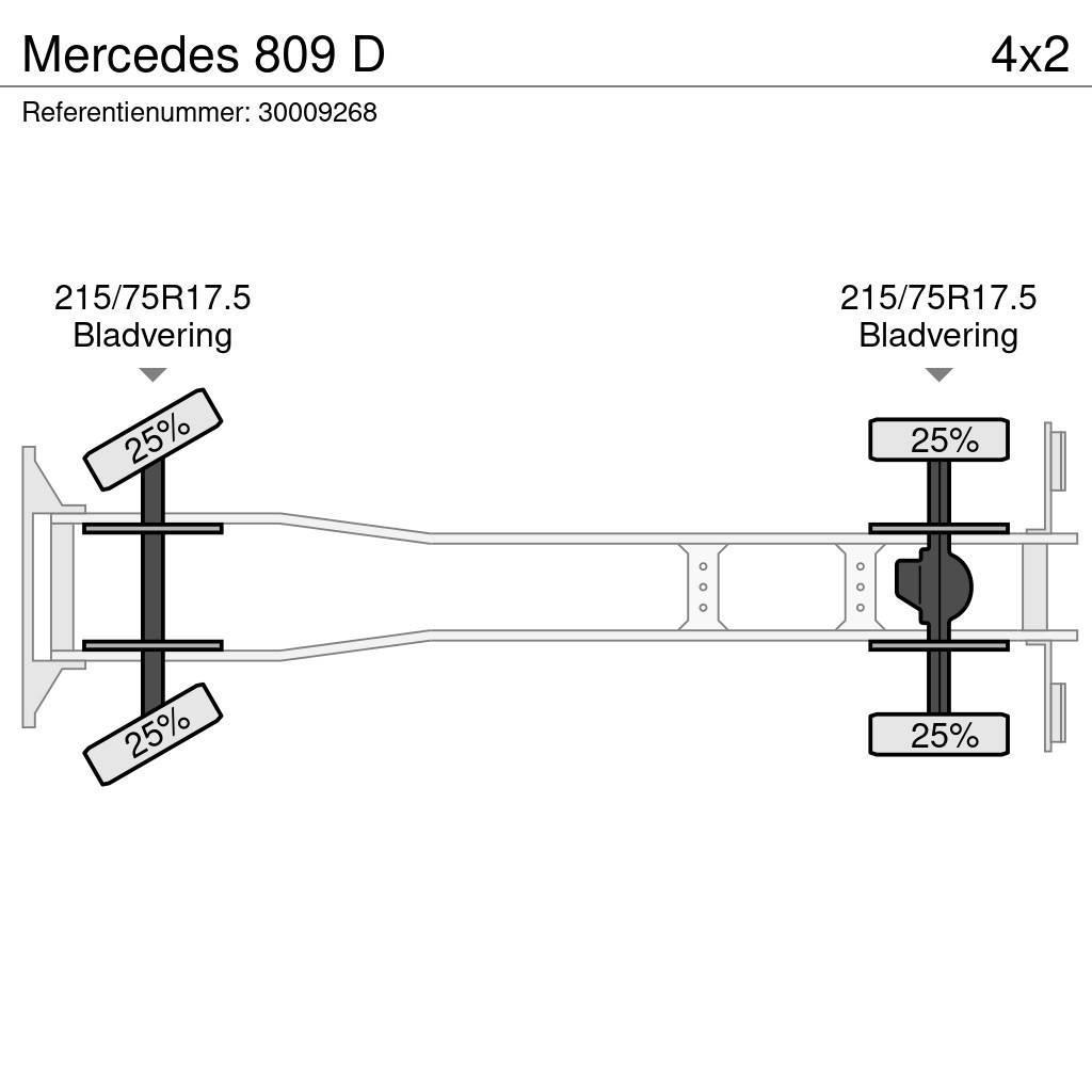 Mercedes-Benz 809 D Kamioni sa otvorenim sandukom