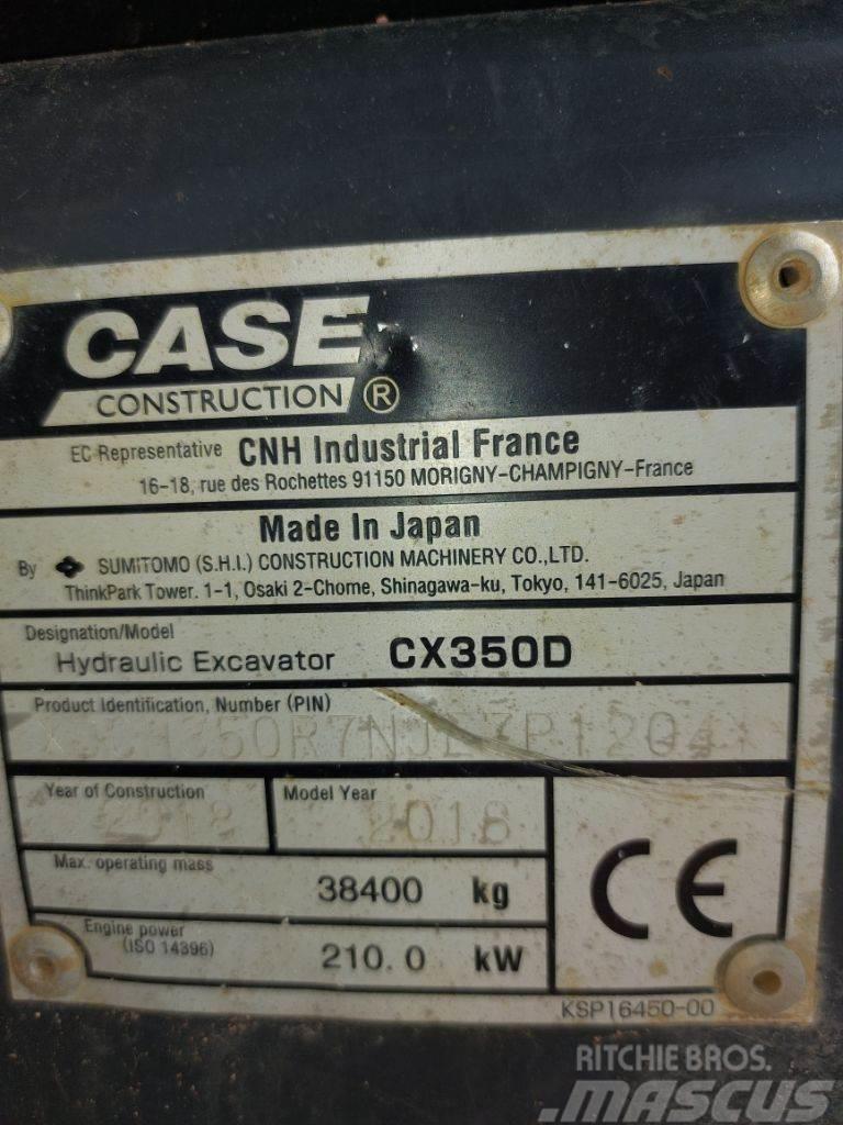 CASE CX 350 D Bageri guseničari