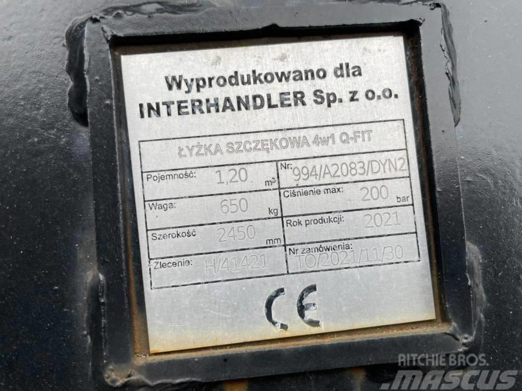  Dyna-metal Łyżka 4w1 z lemieszem 2450mm Kašike / Korpe