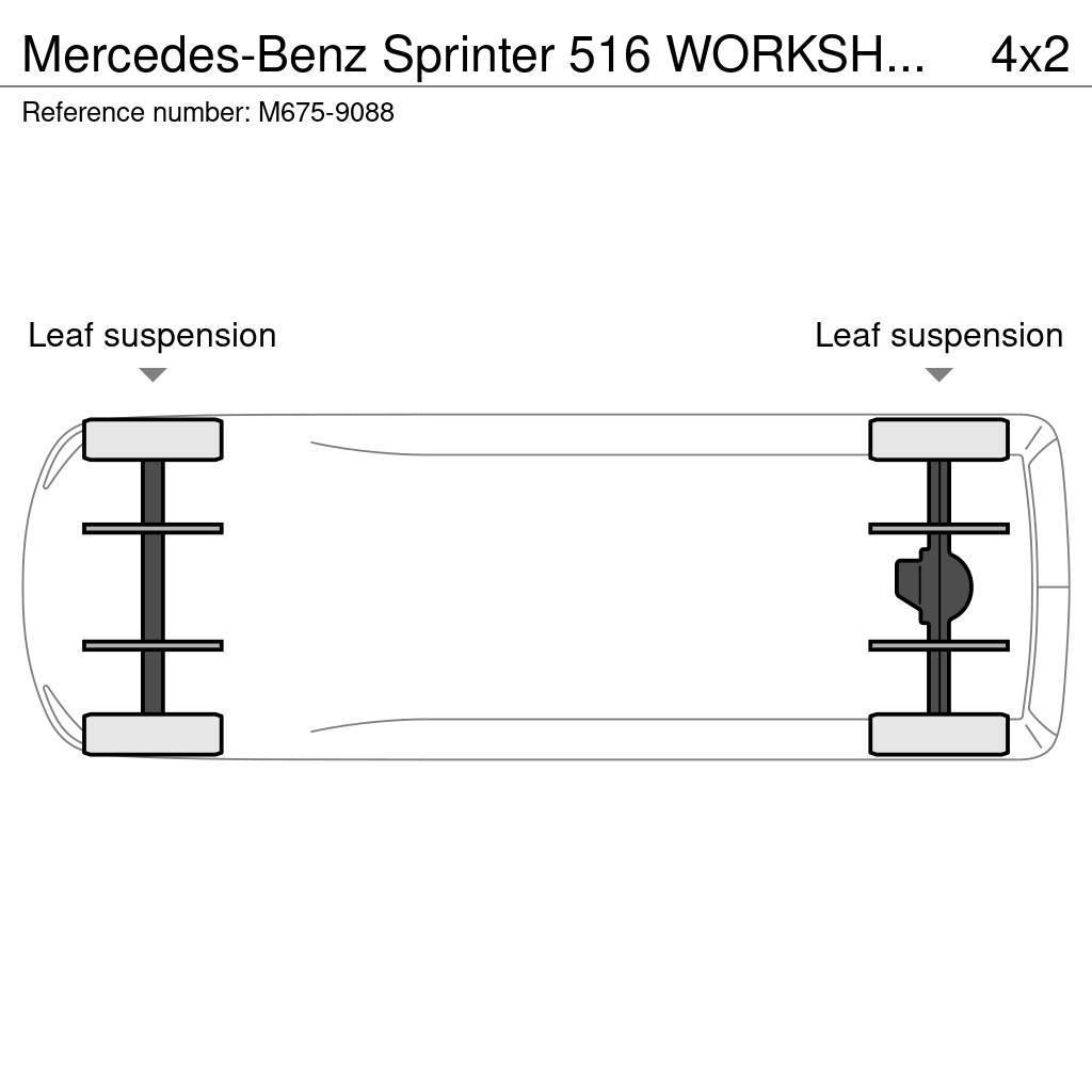 Mercedes-Benz Sprinter 516 WORKSHOP EQUIPMENT / BOX L=4559 mm Dostavna vozila / kombiji
