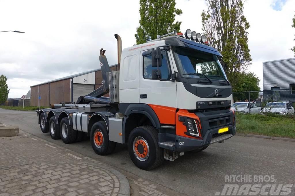 Volvo FMX 460 10X6 VDL 40 TONS HAAKSYSTEEM / KEURING 202 Rol kiper kamioni sa kukom za podizanje tereta