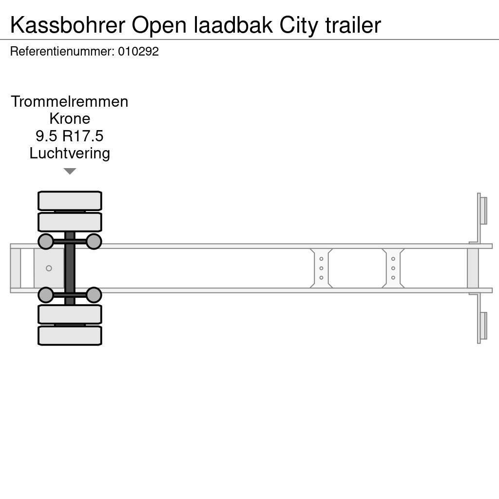 Kässbohrer Open laadbak City trailer Poluprikolice sa otvorenim sandukom