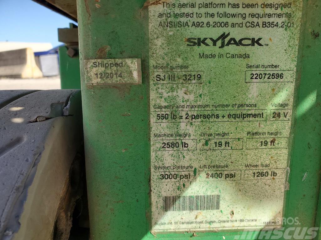 SkyJack SJ111-3219 Makazaste platforme