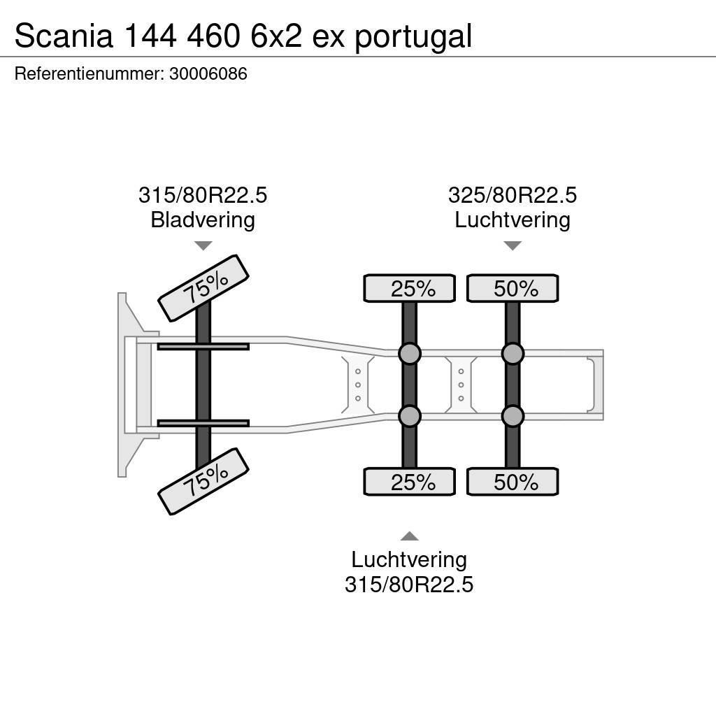 Scania 144 460 6x2 ex portugal Tegljači