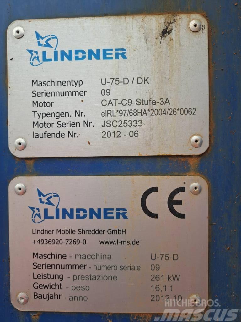 Lindner U75D Mašine za uništavanje otpada