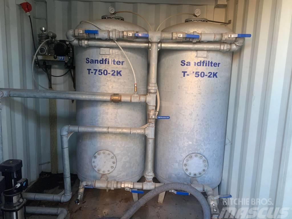  Mobil water treatment plant container 5 foot Mobil Fabrike za odlaganje otpada
