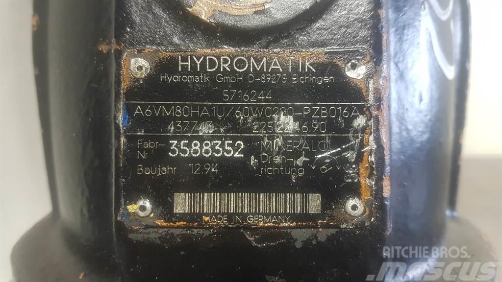 Hydromatik A6VM80HA1U/60W - Drive motor/Fahrmotor/Rijmotor Hidraulika