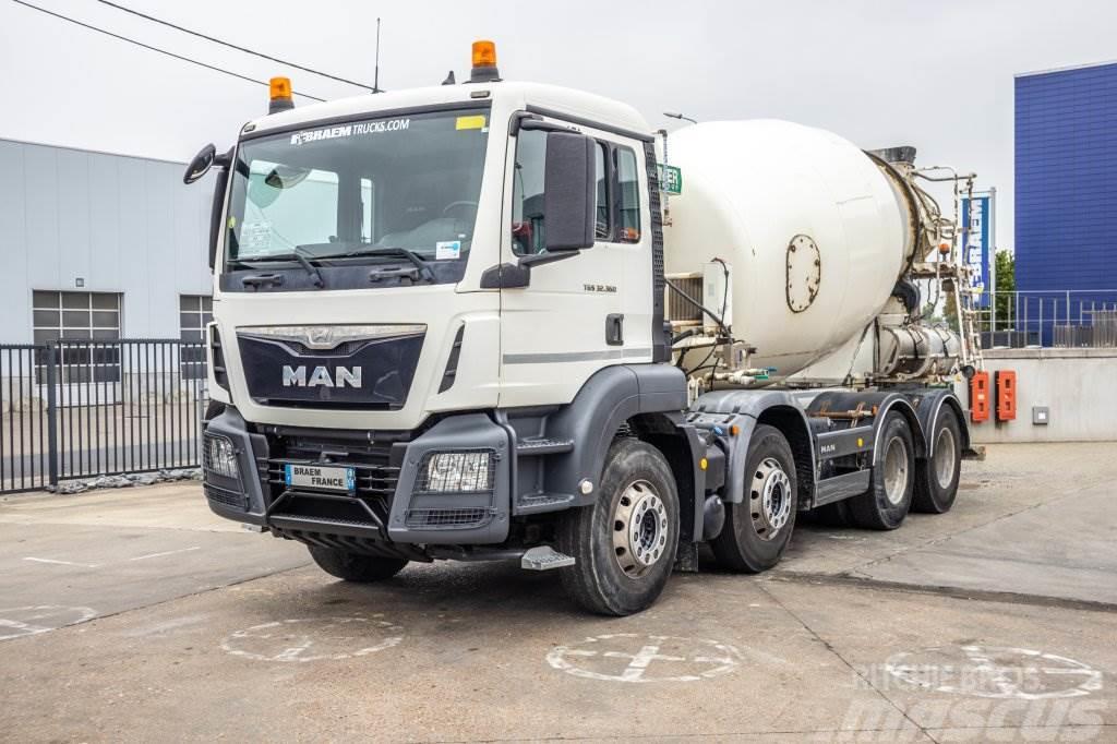 MAN TGS 32.360 BB+E6+MIXER 9M³ Kamioni mešalice za beton