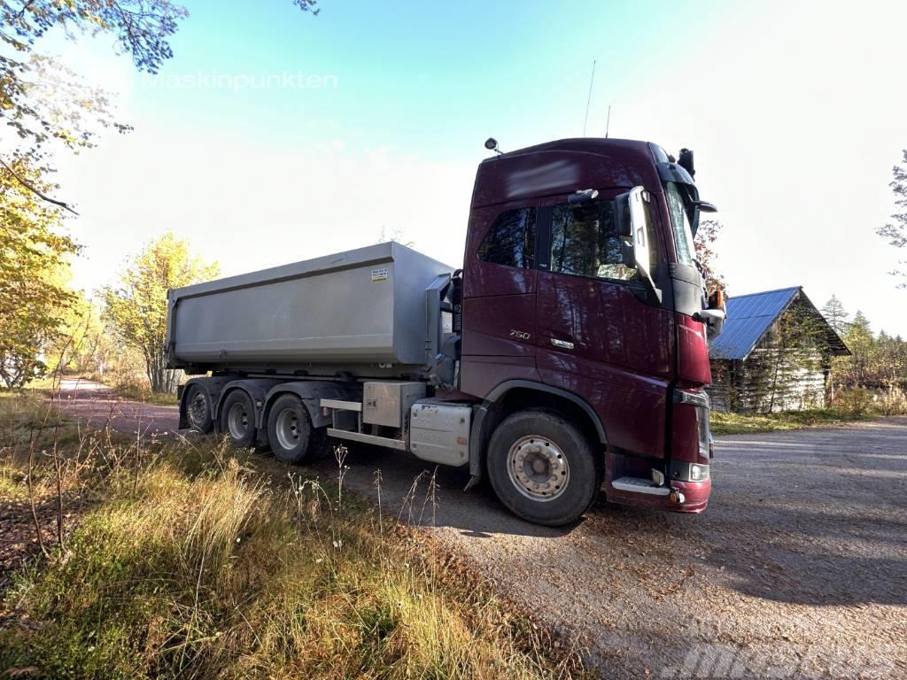 Volvo Fh 16 750 Rol kiper kamioni sa kukom za podizanje tereta