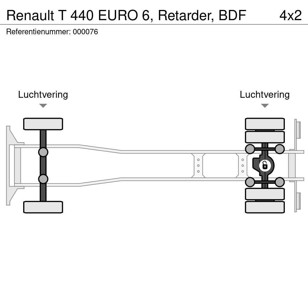 Renault T 440 EURO 6, Retarder, BDF Kamioni za podizanje kablova