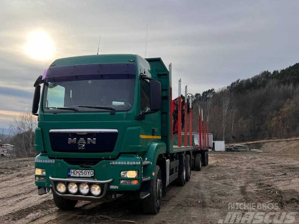 MAN TGS 33.480 Kamioni za drva Šticari