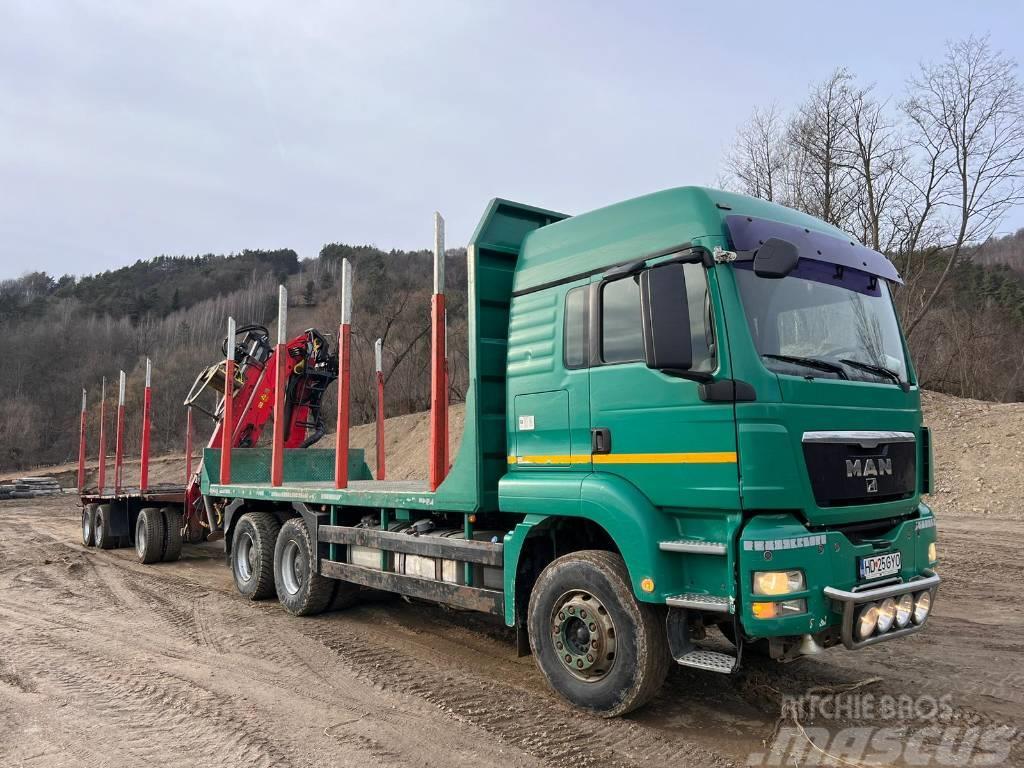 MAN TGS 33.480 Kamioni za drva Šticari