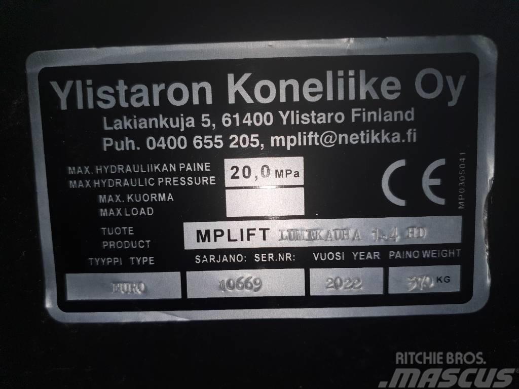 Mp-lift Lumikauha 1,4m3 / 2,4m EURO HD Oprema za prednji utovarivač