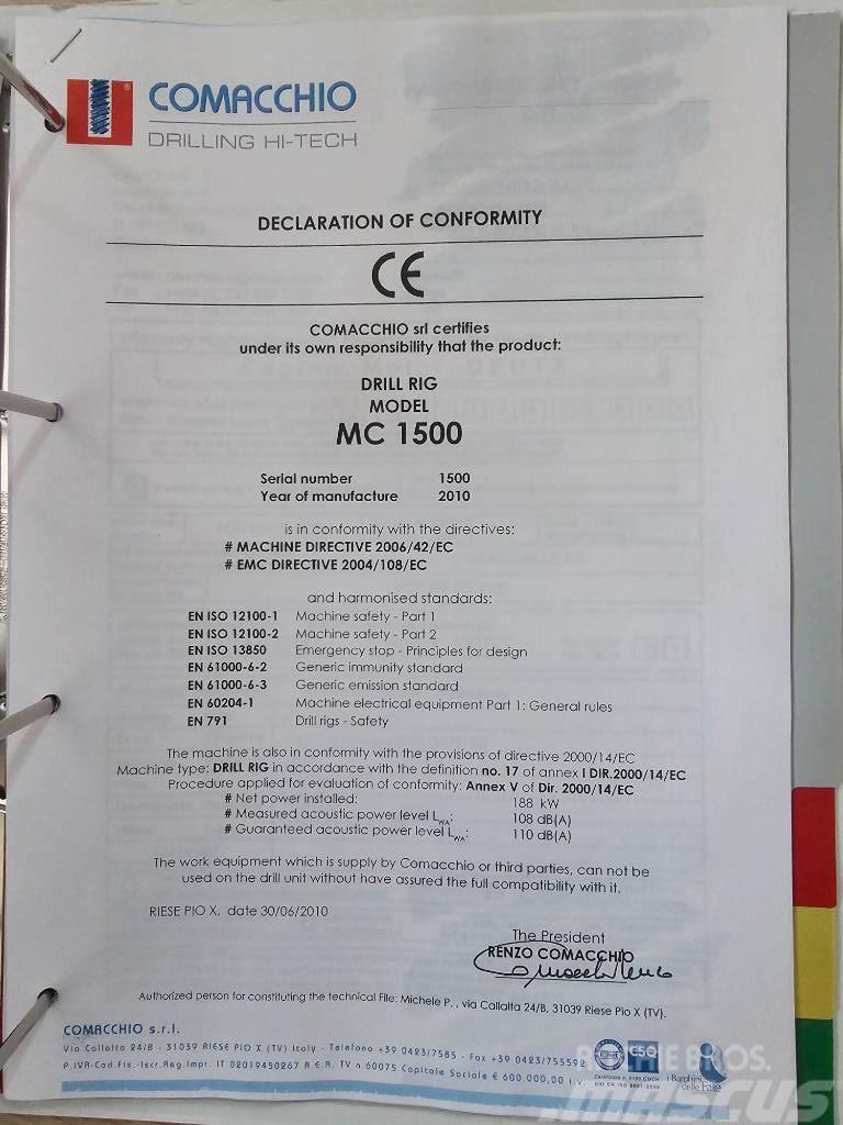 Comacchio MC 1500 Teške bušilice