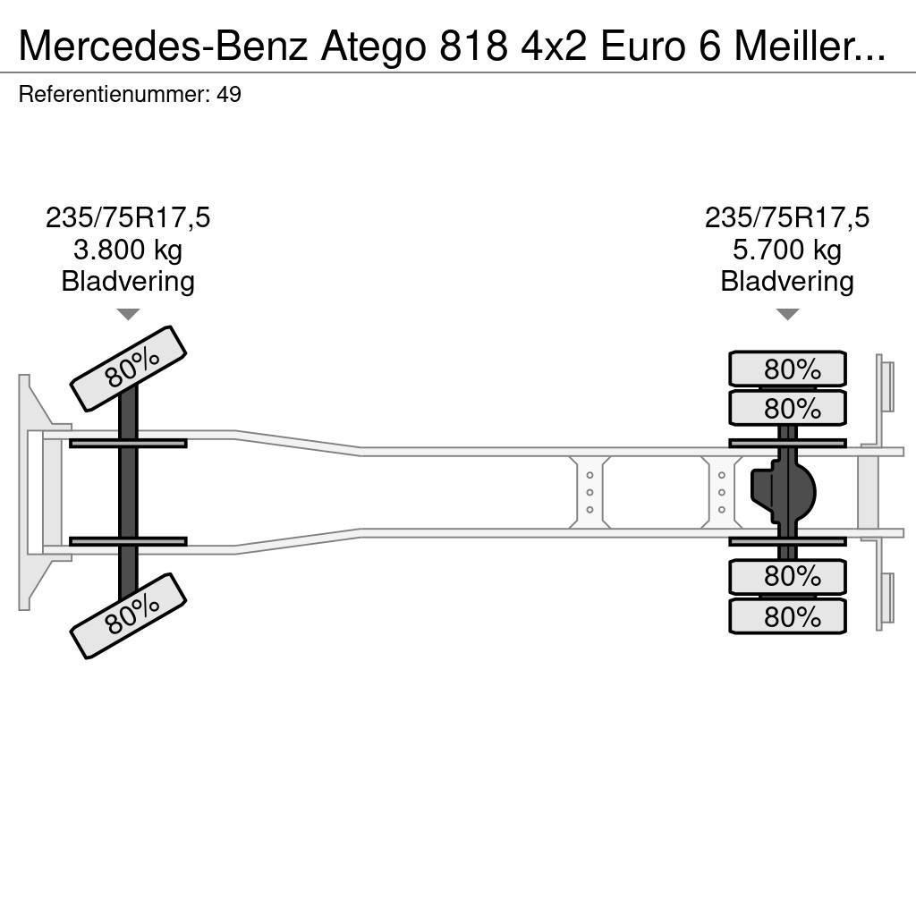 Mercedes-Benz Atego 818 4x2 Euro 6 Meiller 3 Seitenkipper Palfin Polovne dizalice za sve terene