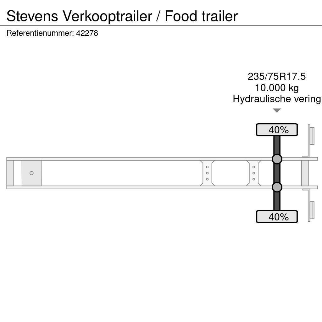 Stevens Verkooptrailer / Food trailer Poluprikolice hladnjače
