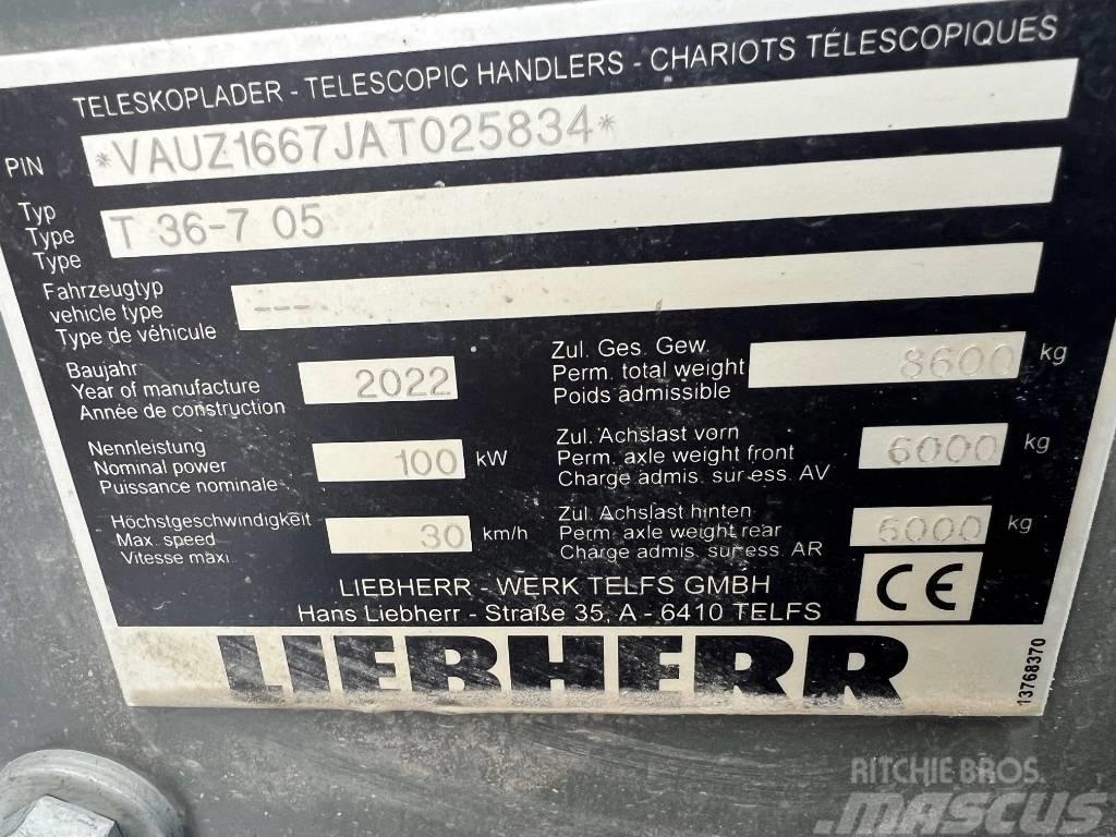 Liebherr T36-7 Teleskopski viljuškari