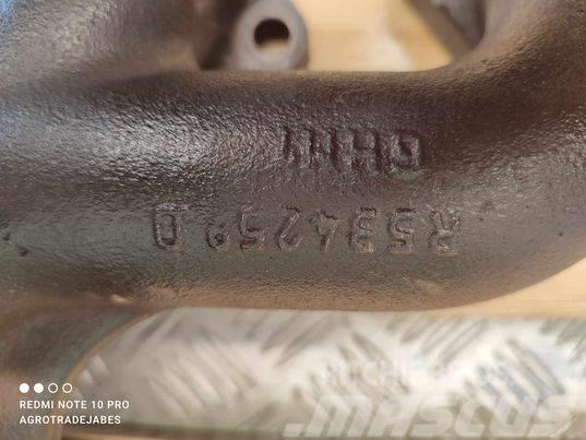 John Deere 6068 HRT 90 (R534259) exhaust manifold Motori