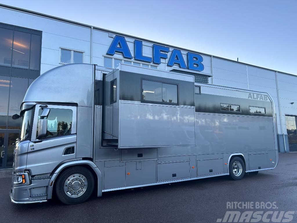 Scania P280 ALFAB Professional hästlastbil Kamioni za prevoz životinja