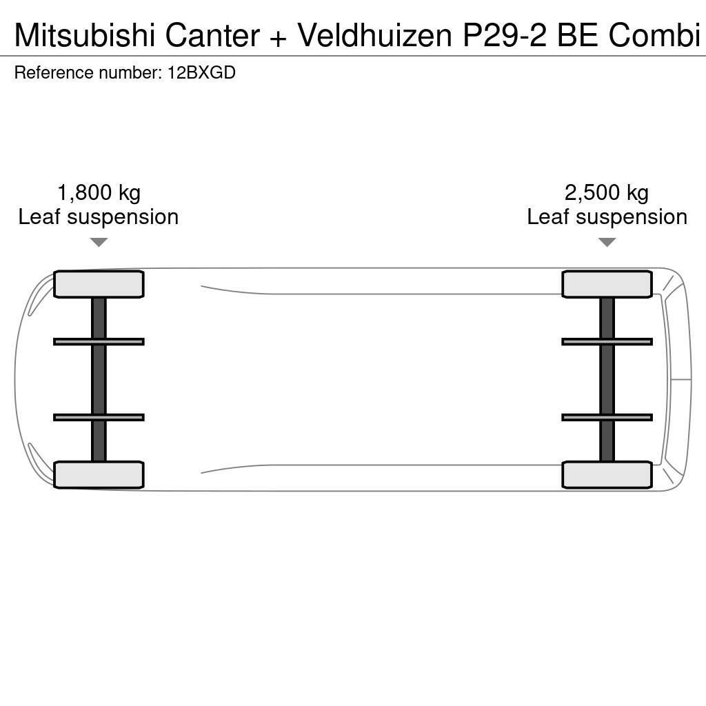 Mitsubishi Canter + Veldhuizen P29-2 BE Combi Ostalo