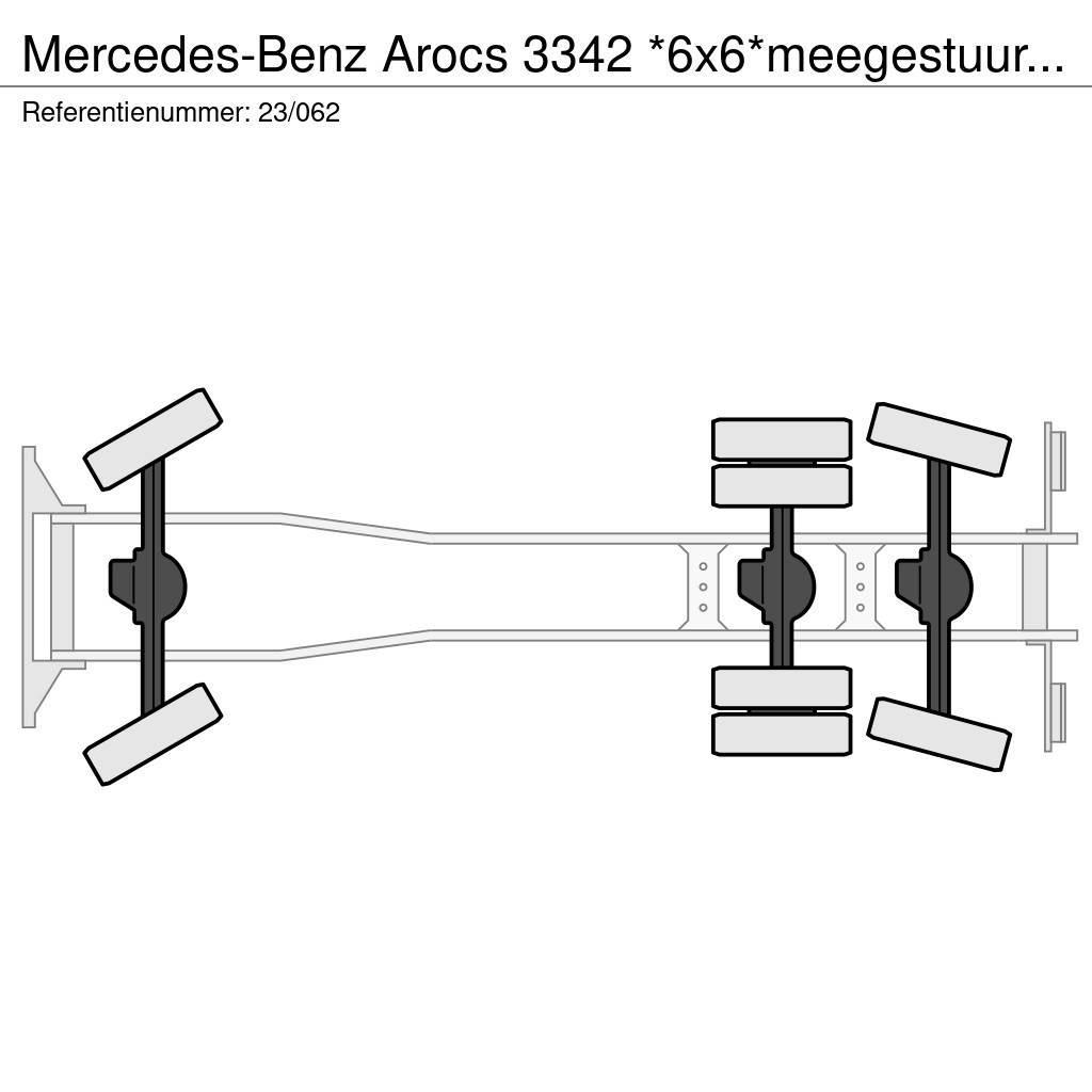 Mercedes-Benz Arocs 3342 *6x6*meegestuurd as*2zijdige kipper*Air Kiperi kamioni