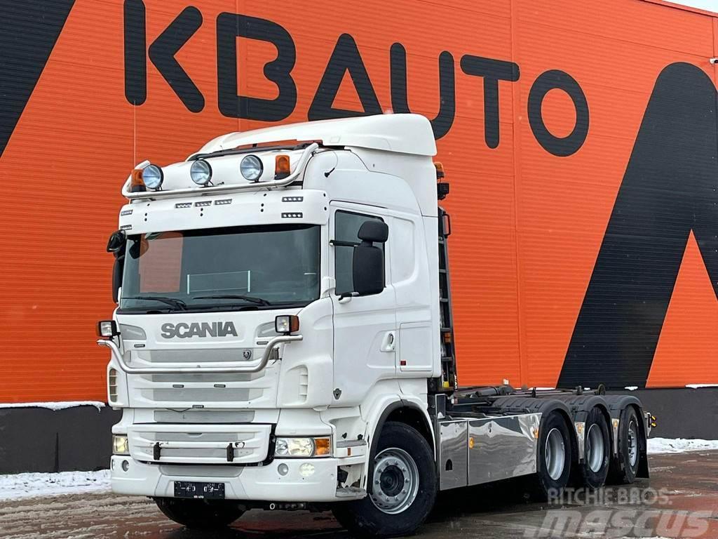 Scania R 560 8x4*4 JOAB 24 ton / L=5750 mm Rol kiper kamioni sa kukom za podizanje tereta