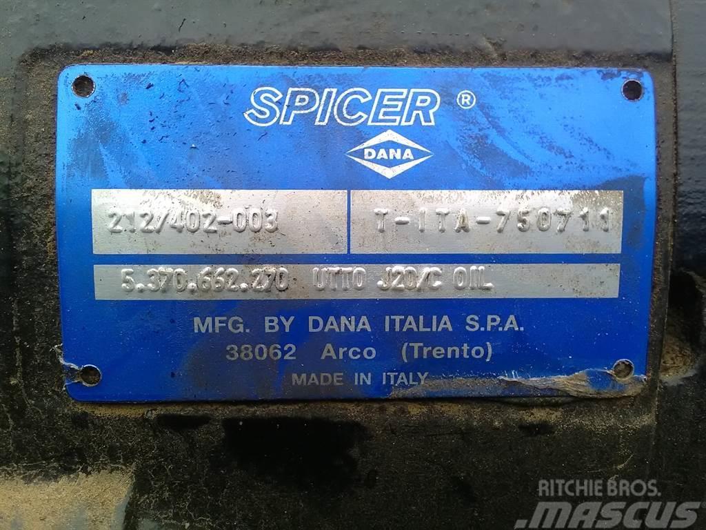 Spicer Dana 212/402-003 - Axle/Achse/As Osovine