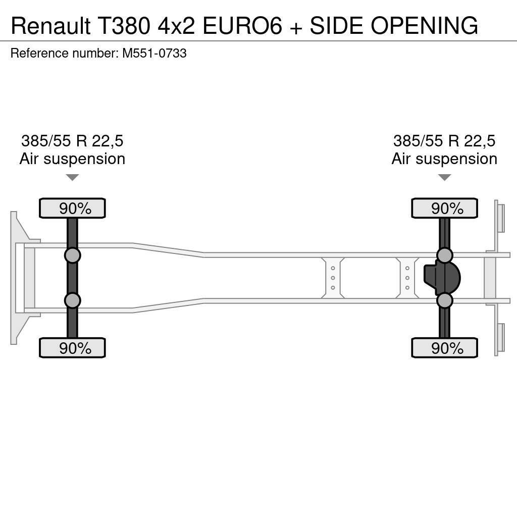 Renault T380 4x2 EURO6 + SIDE OPENING Sanduk kamioni