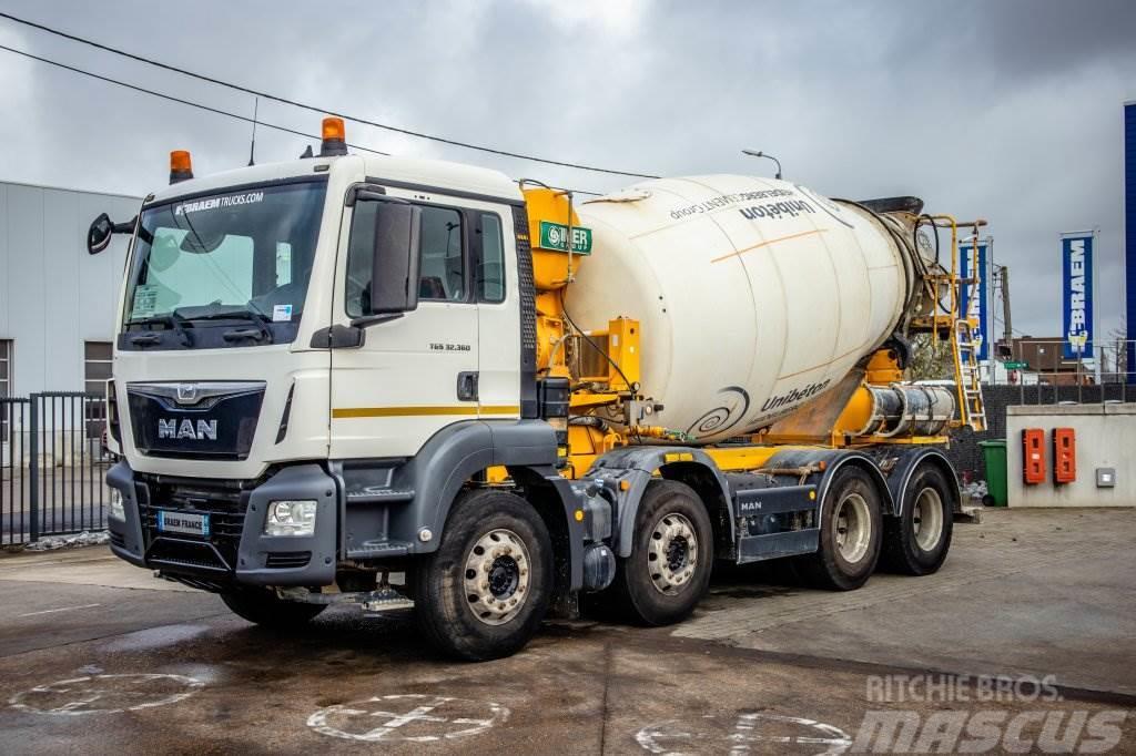 MAN TGS 32.360 BB+ MIXER 9M³ Kamioni mešalice za beton