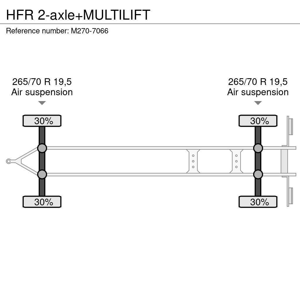 HFR 2-axle+MULTILIFT Ostale prikolice