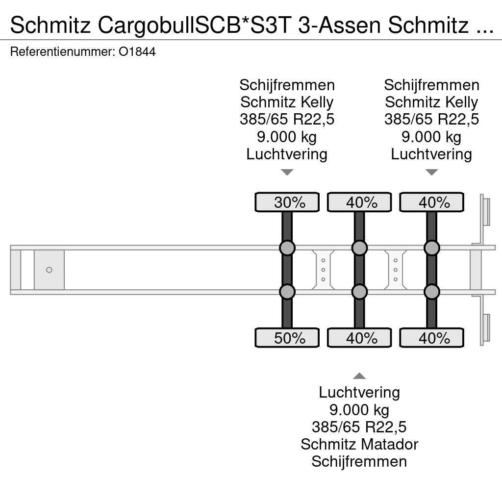 Schmitz Cargobull SCB*S3T 3-Assen Schmitz - Schuifzeilen/dak - Schij Poluprikolice sa ciradom