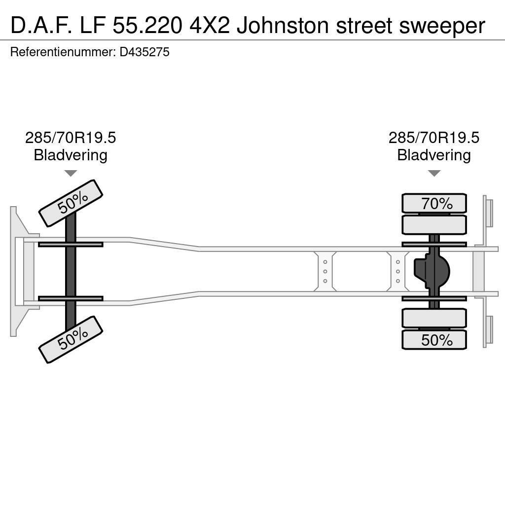 DAF LF 55.220 4X2 Johnston street sweeper Kiperi kamioni