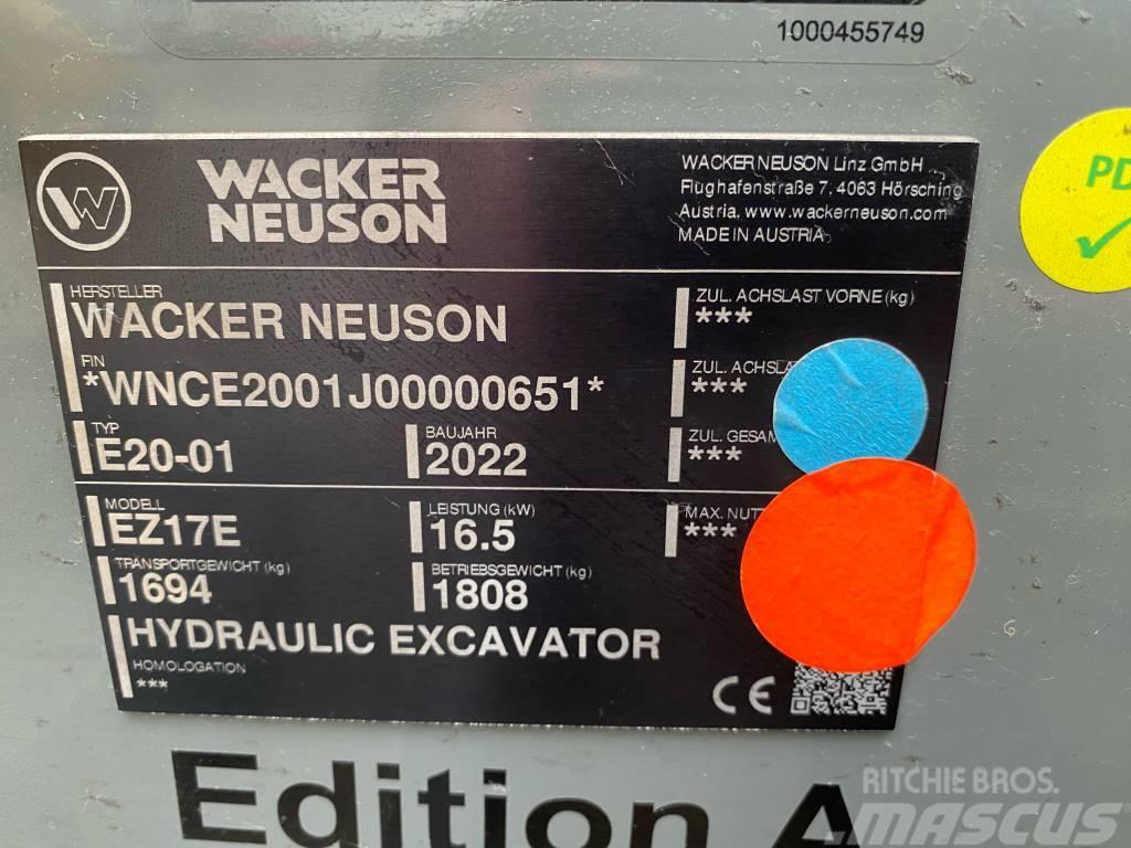 Wacker Neuson EZ17e Bageri guseničari
