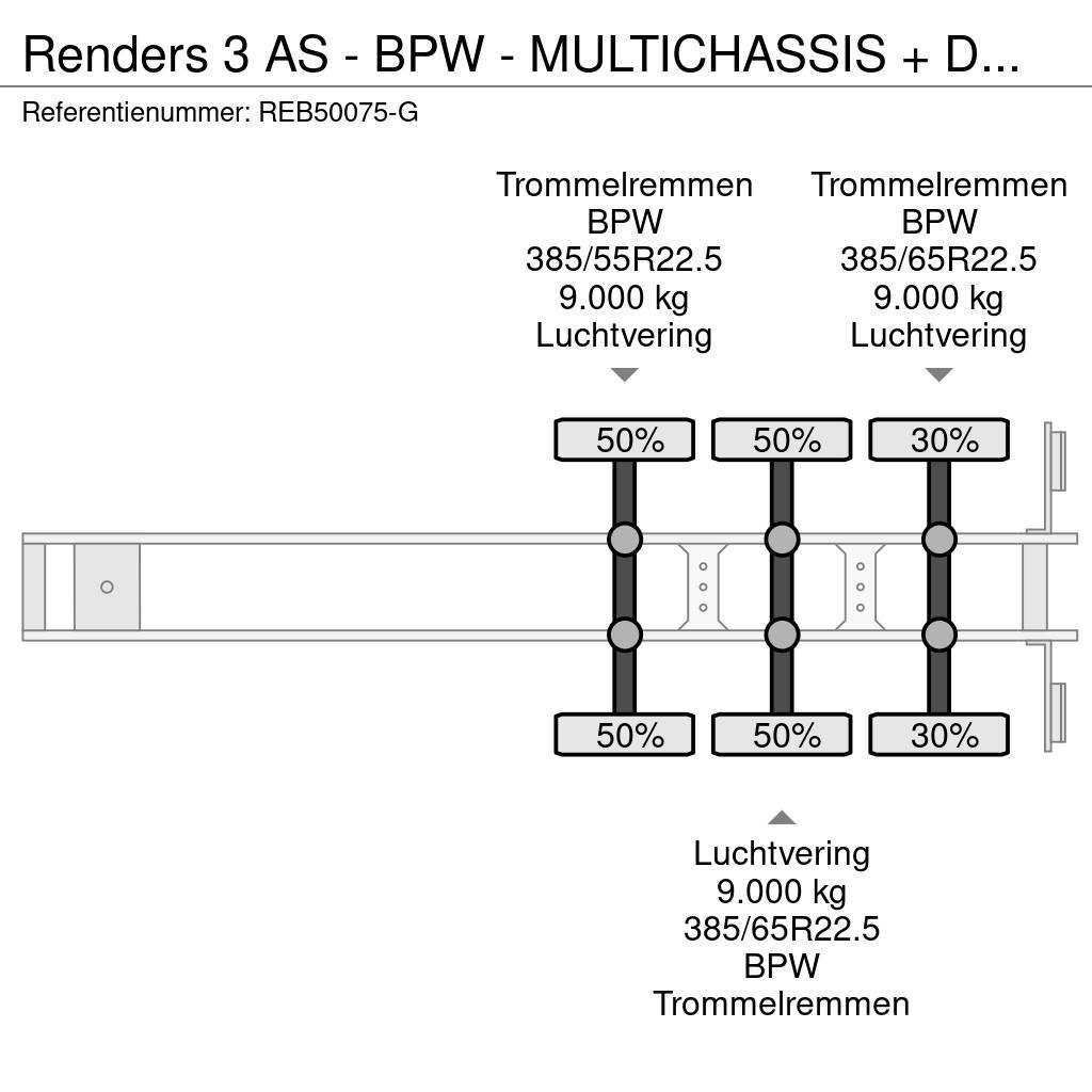 Renders 3 AS - BPW - MULTICHASSIS + DOUBLE BDF SYSTEM Kontejnerske poluprikolice
