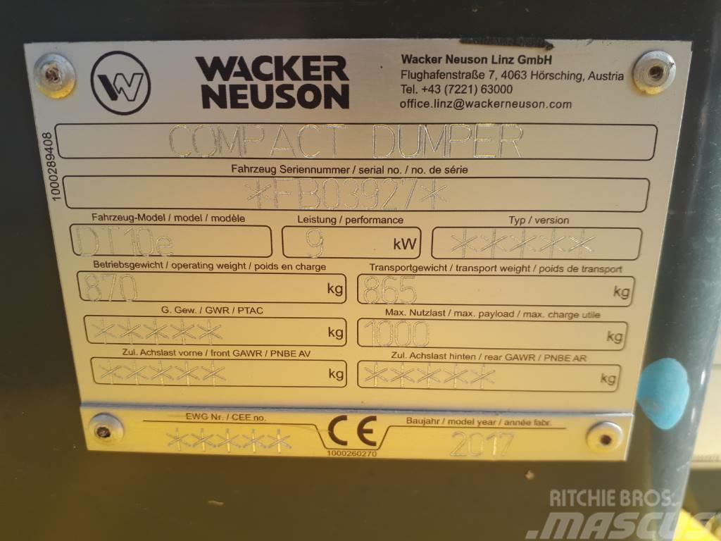 Wacker Neuson DT10e Damperi na gusenice