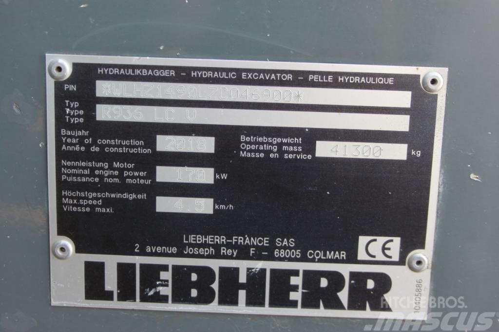 Liebherr R 936 LC Bageri guseničari