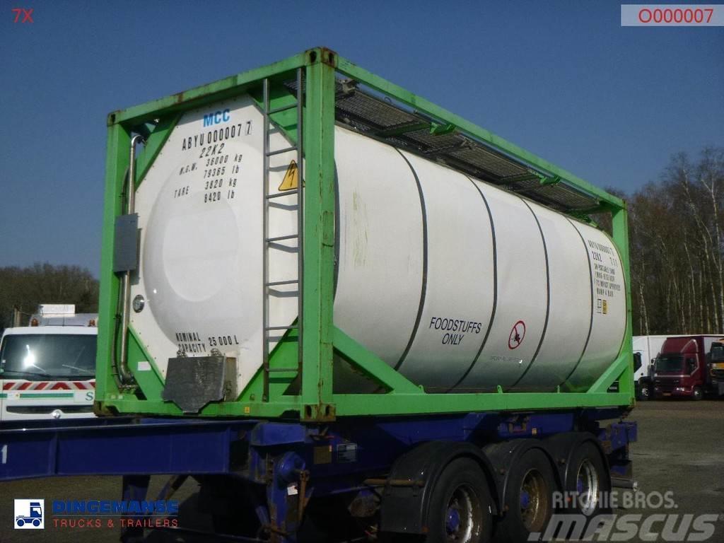  Danteco Food tank container inox 20 ft / 25 m3 / 1 Cisterne za gorivo