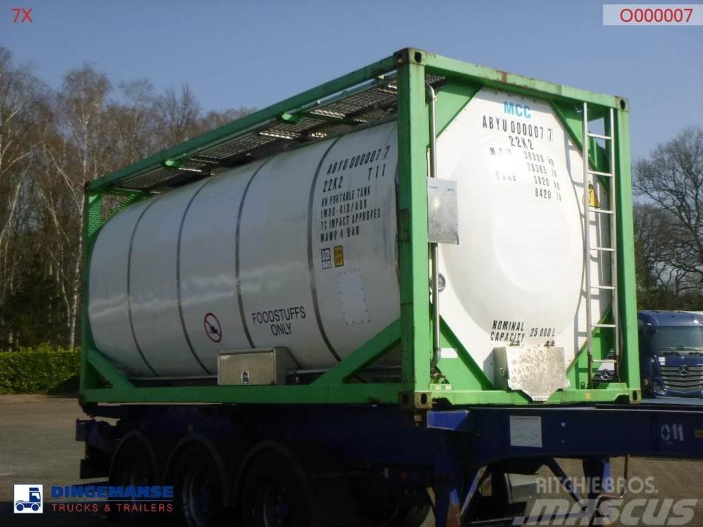  Danteco Food tank container inox 20 ft / 25 m3 / 1 Cisterne za gorivo