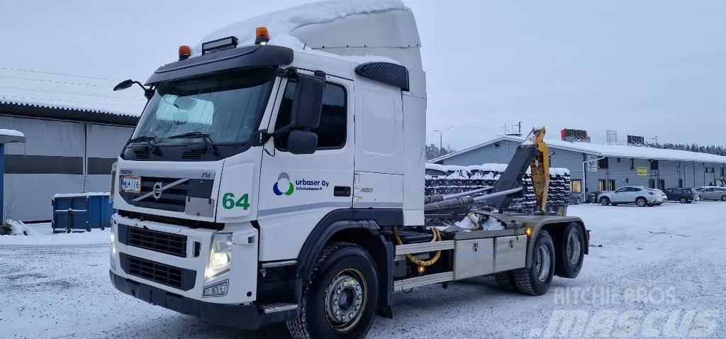 Volvo FM 460 Rol kiper kamioni sa kukom za podizanje tereta