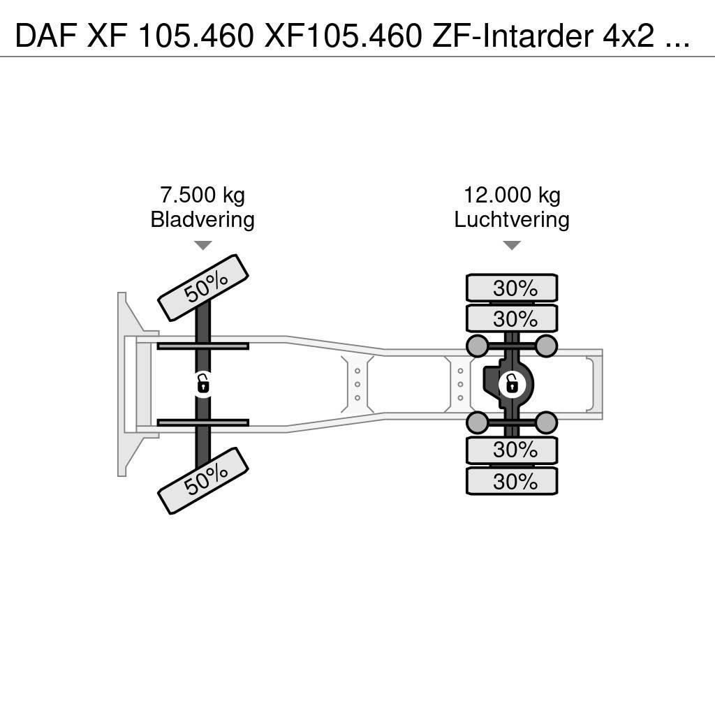 DAF XF 105.460 XF105.460 ZF-Intarder 4x2 Automatik Eur Tegljači