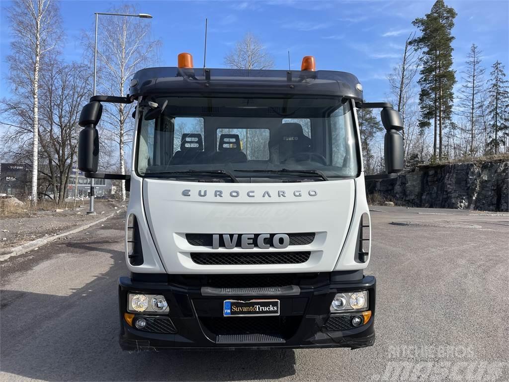 Iveco Eurocargo ML150E25 4x2 Rol kiper kamioni sa kukom za podizanje tereta