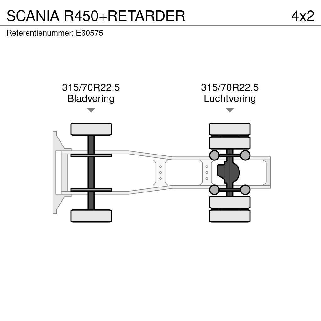 Scania R450+RETARDER Tegljači